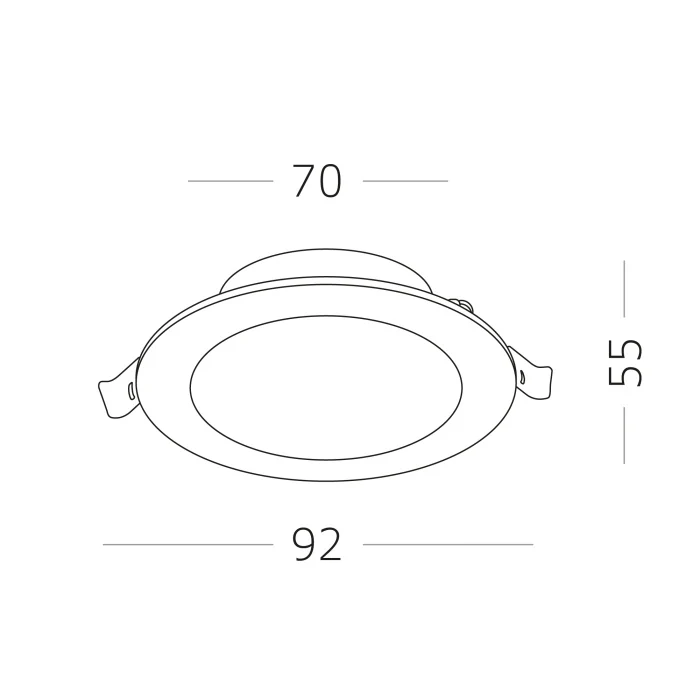 Встраиваемый светильник ST LUCE ST212.508.10
