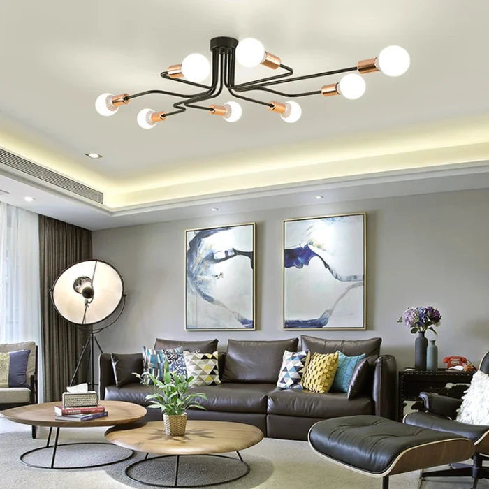 Потолочная люстра SCHEME GOLD ImperiumLoft