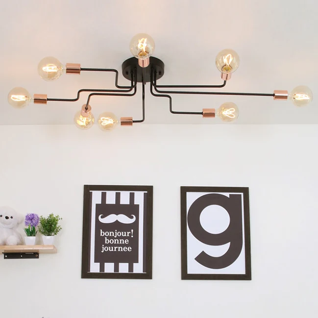 Потолочная люстра SCHEME GOLD ImperiumLoft