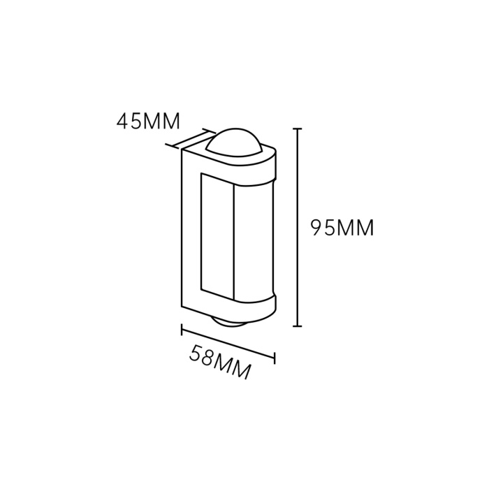 Уличный настенный светильник 30006LED ESCADA 30006W/01LED