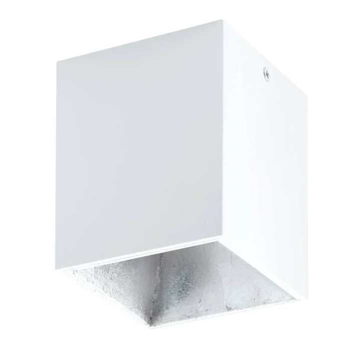 Светодиодный потолочный светильник POLASSO, 1х3,3W (LED), 100X100, белый, серебряный EGLO 94499