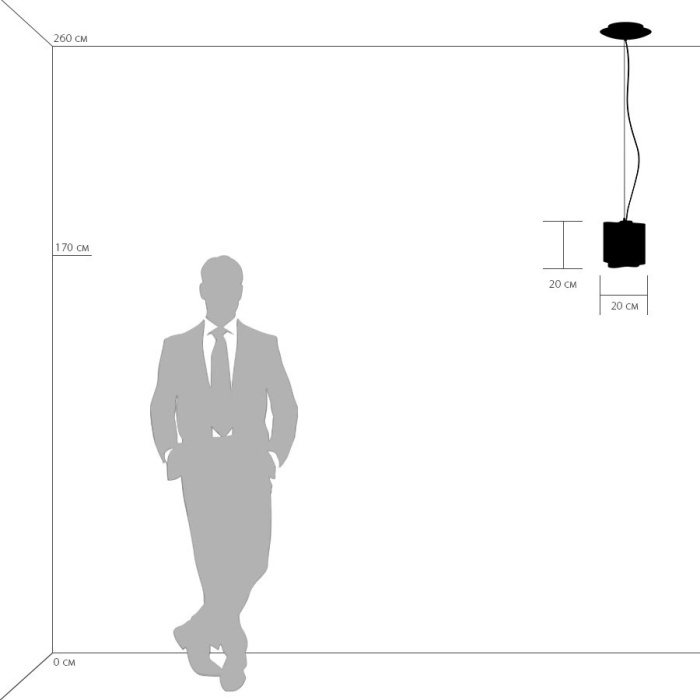 Подвесной светильник Nubi LIGHTSTAR 802110