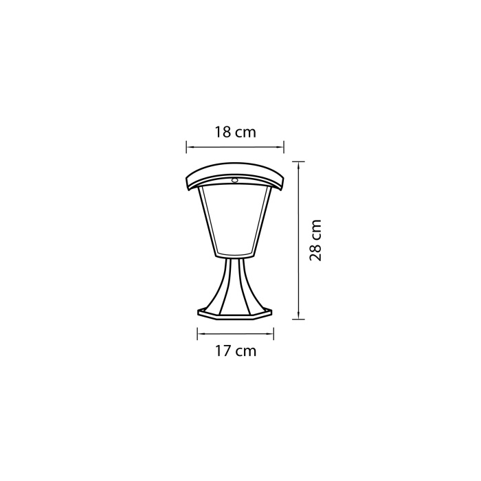 Садово-парковый светильник Lampione LIGHTSTAR 375970