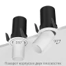 Встраиваемый поворотный светильник Ledron DANNY MINI S40 White