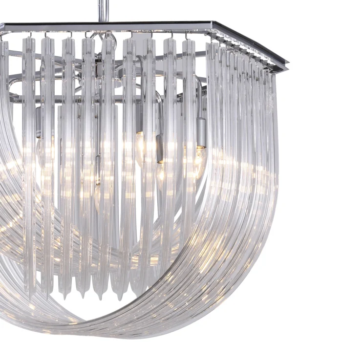 Подвесной светильник Delight Collection Murano 7 chrome KR0116P-7L/A chrome