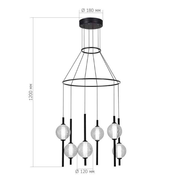 Подвесной светильник ST LUCE PEEK SL6120.403.06