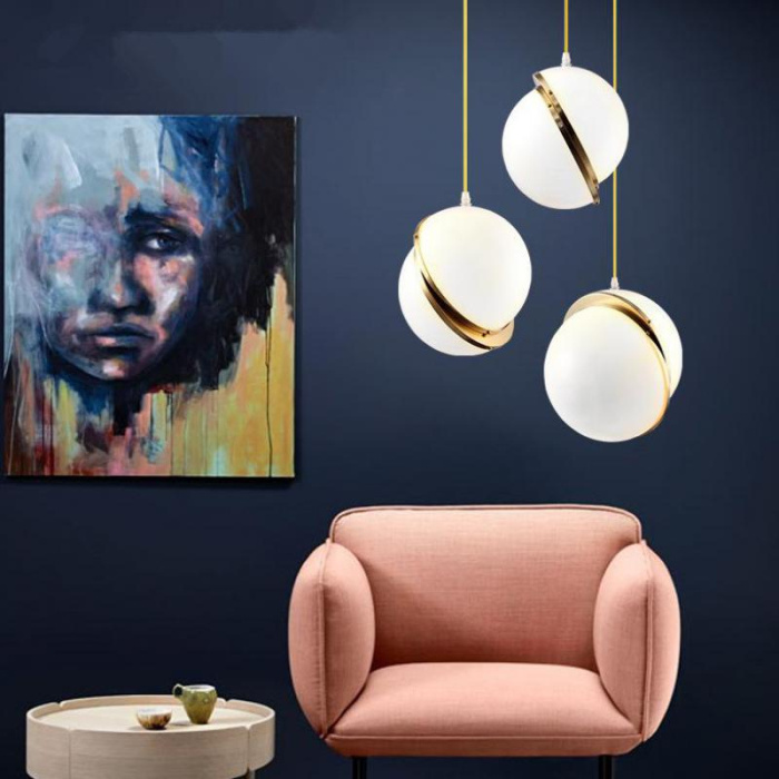 Подвесной светильник Delight Collection Crescent 9182P/3S brass