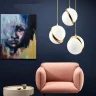 Подвесной светильник Delight Collection Crescent 9182P/3S brass