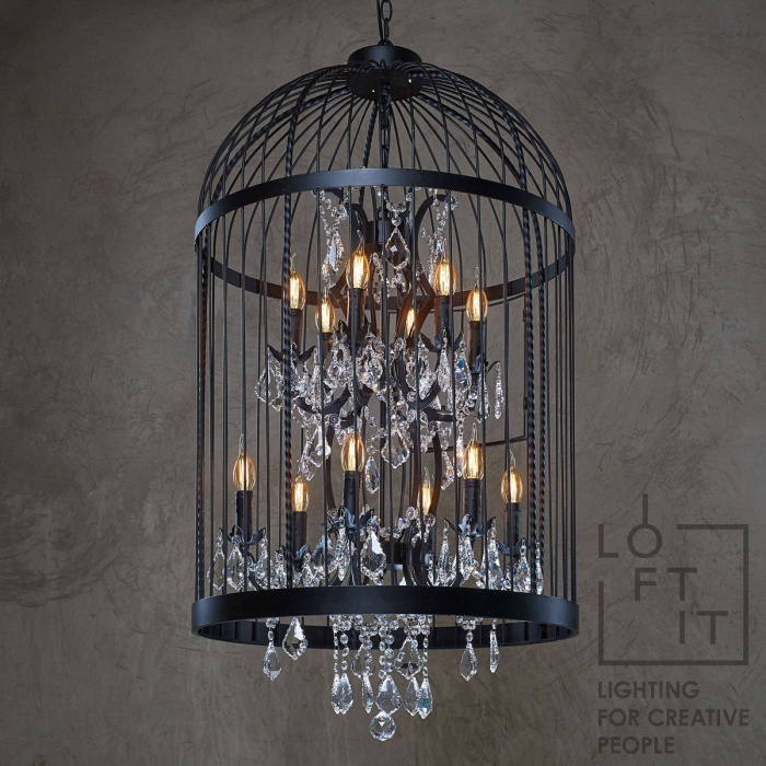 Подвесная люстра Loft it Vintage birdcage LOFT1891/12
