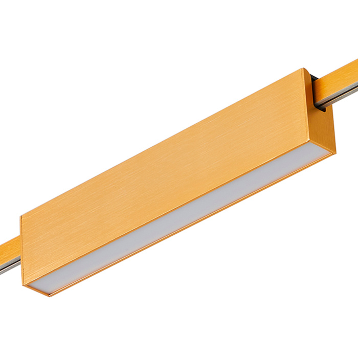 Магнитный трековый светильник FARM Золотистый LED 1*12W 3000K 580Lm Ra90 120 IP20 L232x ST817.206.12
