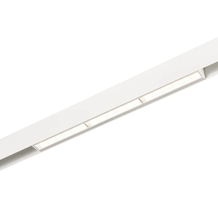 Магнитный трековый светильник Белый LED 1*18W 3000K 1 300Lm Ra>90 120° IP20 L330xW22xH4 ST804.536.18