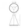Светильник подвесной iLEDEX Meridian C4716-60 MBK