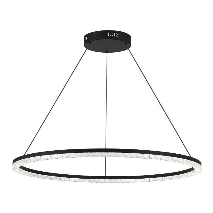 Светильник подвесной ST-Luce черный/прозрачный LED 1*54W 4000K SL1018.413.01
