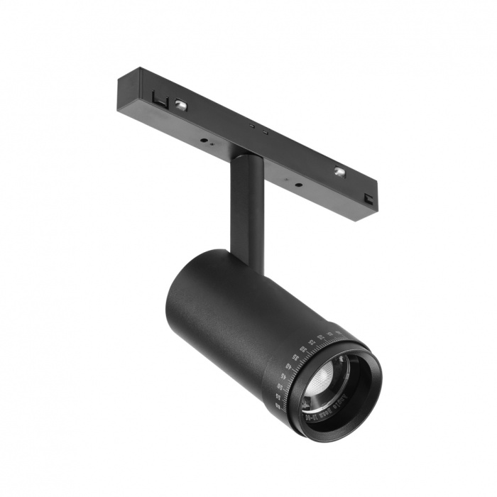 Светильник трековый магнитный поворотный iLedex VISION ZOOM 4822-020-D47-10W-10/60DG-3000K-BK