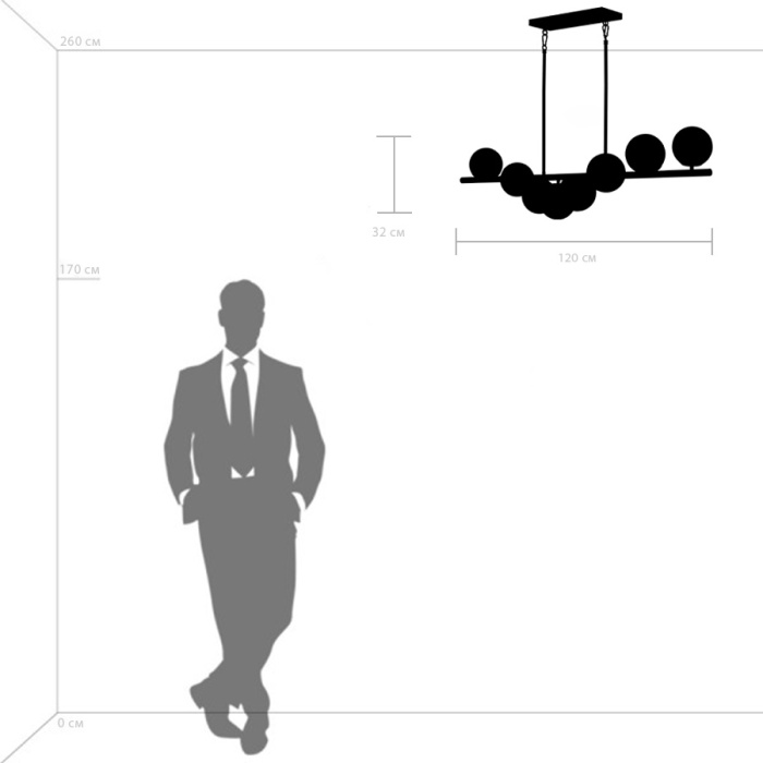 Люстра подвесная Croco Lightstar 815187