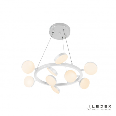 Подвесная светодиодная люстра iLedex Totes FS-016-D9 63W WH