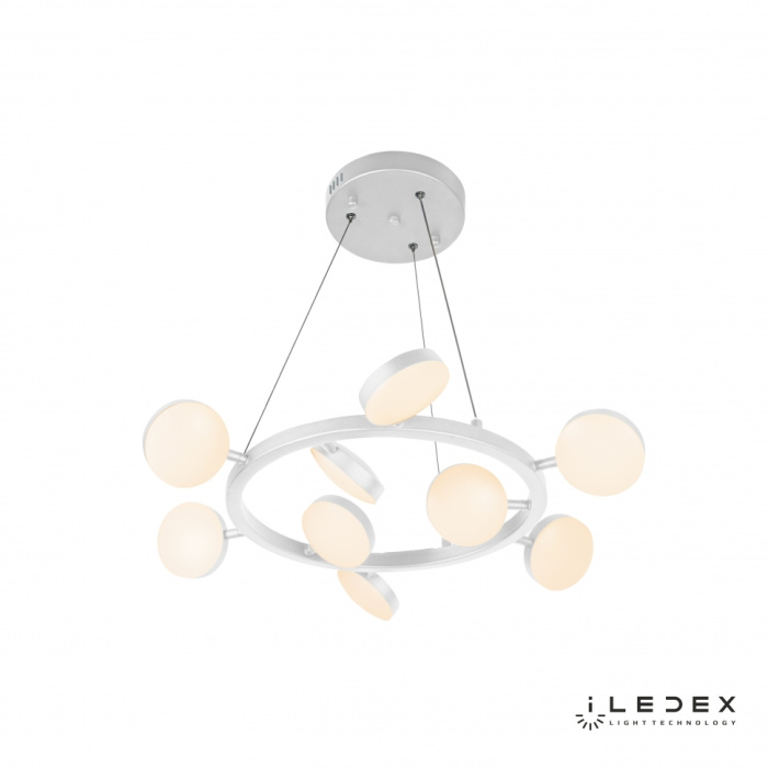 Подвесная светодиодная люстра iLedex Totes FS-016-D9 63W WH