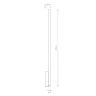 Настенный светильник Nowodvorski Laser Wall XL Satine Gold 10830