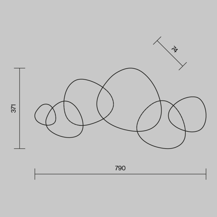 Бра Maytoni Jack-stone MOD314WL-L13G3K