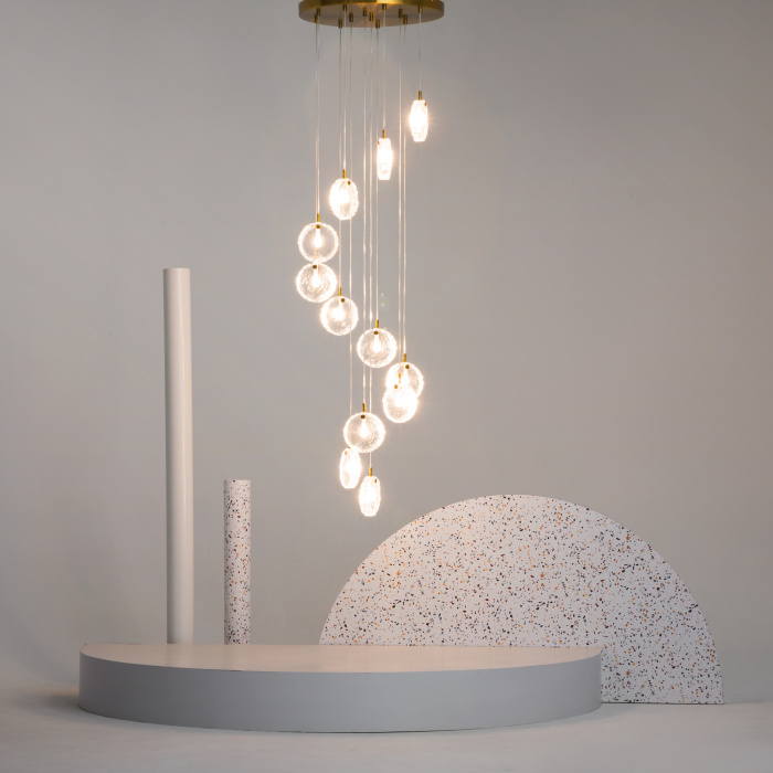 Каскадная люстра Maytoni Frozen MOD254PL-12BS