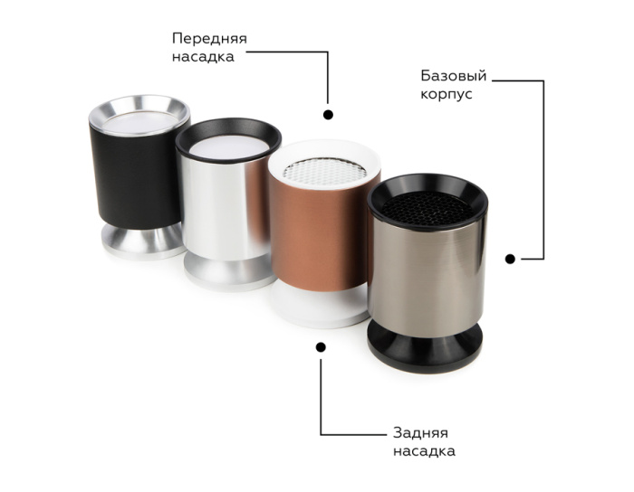 Насадка передняя для корпуса светильника с диаметром отверстия D60mm Ambrella light N6103