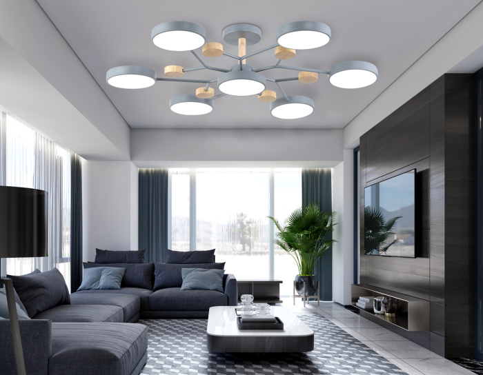 Люстра светодиодная на штанге AMBRELLA light FL4865