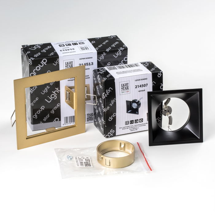 Комплект со светильником Lightstar Domino D51307GMOD