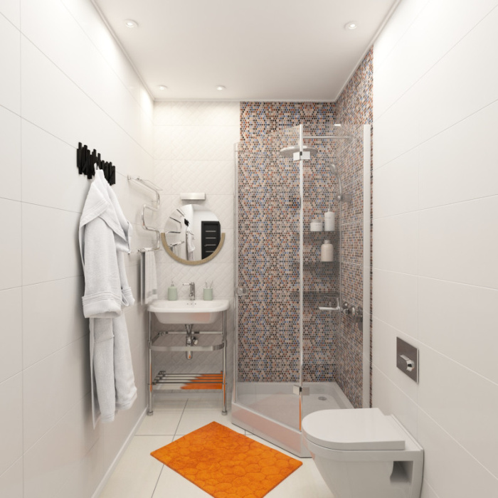 Влагозащищенный светильник Denkirs Vand DK2036-WH