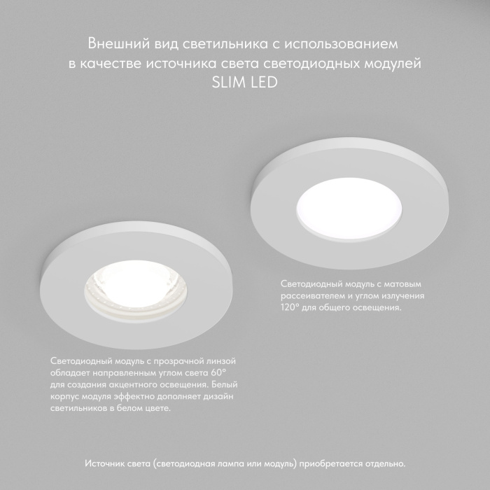 Влагозащищенный светильник Denkirs Vand DK2036-WH