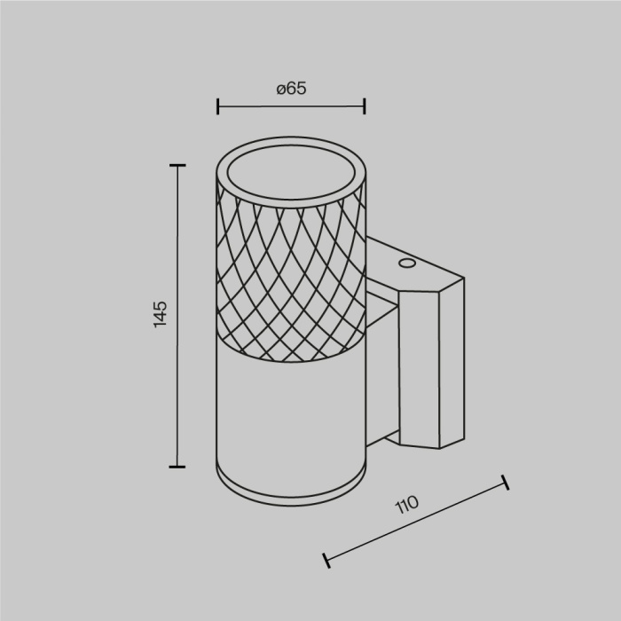 Светильник настенный Maytoni Bowery O583WL-01W
