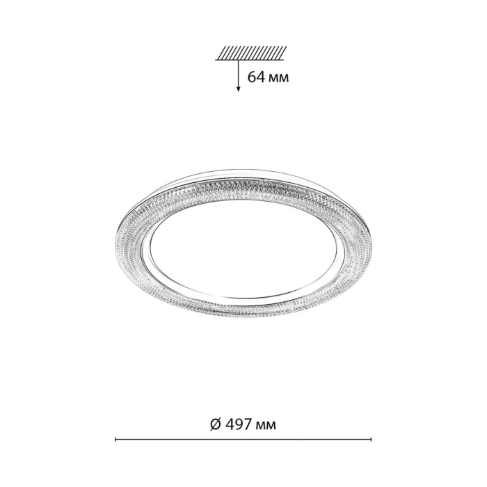 Настенно-потолочный светильник СОНЕКС MARON 7782/EL