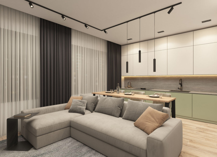 Светильник на шине Denkirs SOLID Tube DK6202-BK