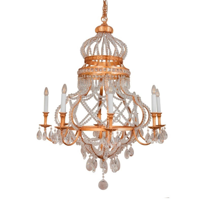 Подвесная люстра L'Arte Luce Luxury Corona L28818 с элементами из хрусталя