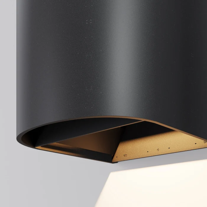 Уличный настенный светильник Maytoni Drape O526WL-L20B3K