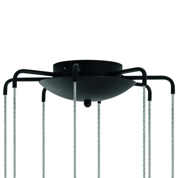 Подвесная люстра TUBO LED 40W 2400LM 25G ЧЕРНЫЙ 3000K Lightstar L8T747337