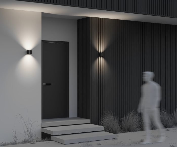 Уличный настенный светильник Maytoni Fulton O573WL-L6B