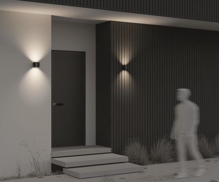 Уличный настенный светильник Maytoni Fulton O573WL-L6B