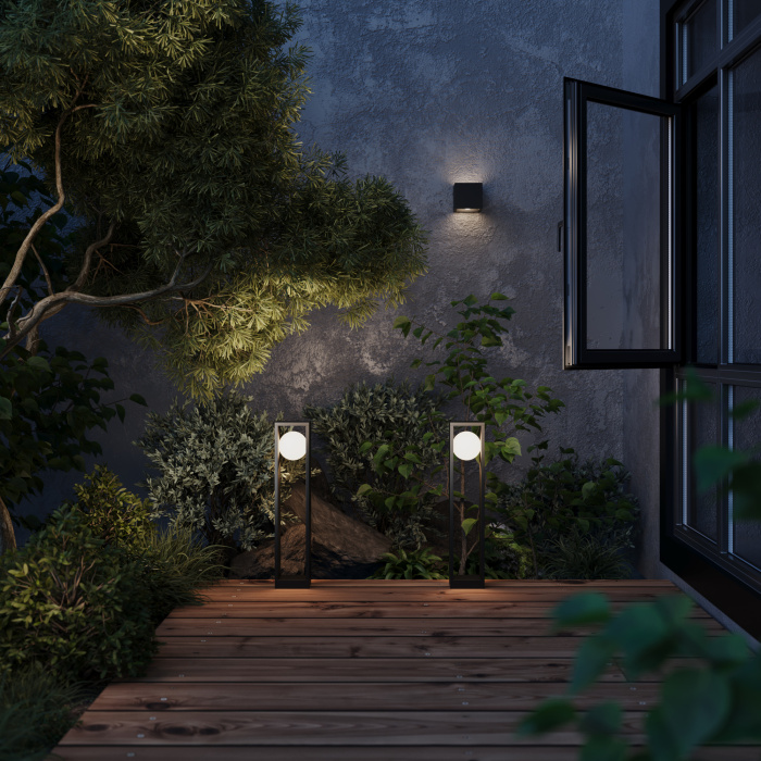 Уличный настенный светильник Maytoni Outdoor O483WL-L10GF3K