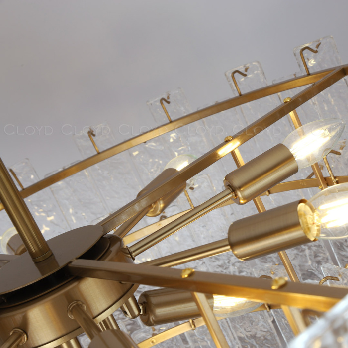 Люстра Cloyd PARSIFAL C16 / Ø80 см - латунь (арт.11077)