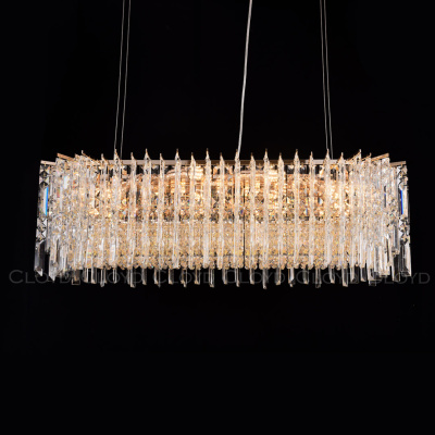 Люстра Cloyd SIBELIUS C12 / L90 см - золото (арт.10892)