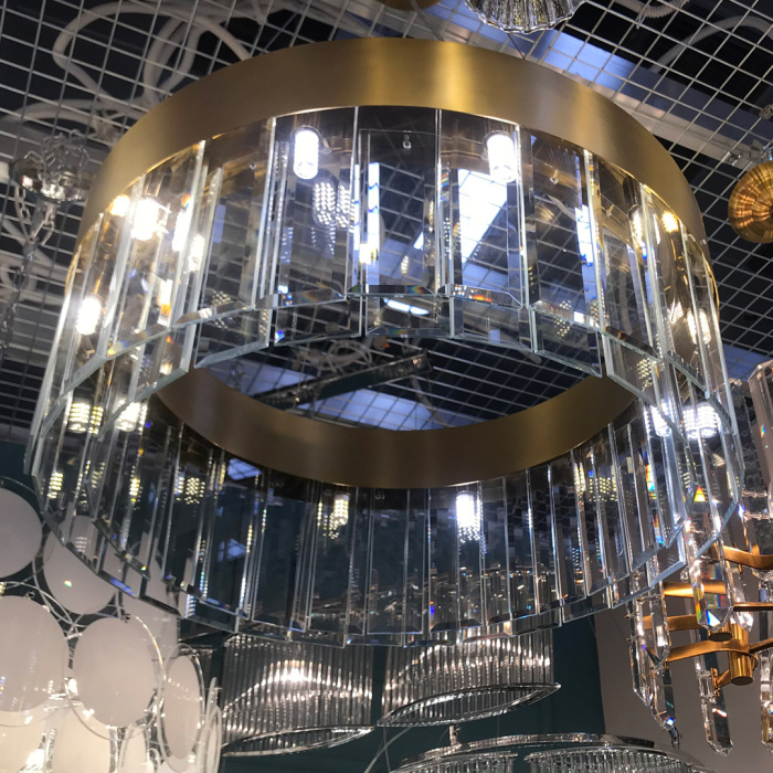 Люстра Cloyd RIDDEL C15 / Ø80 см - латунь (арт.10544)