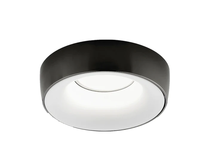 Металлический встраиваемый точечный светильник MR16 Ambrella light A890 BK/WH