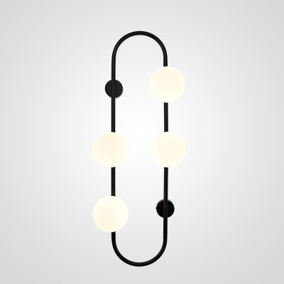 Настенное бра HOOP WALL H77 Black ImperiumLoft