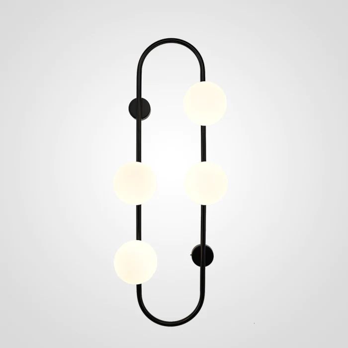 Настенное бра HOOP WALL H77 Black ImperiumLoft