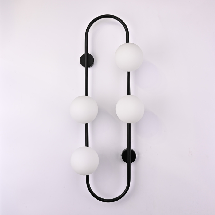 Настенное бра HOOP WALL H77 Black ImperiumLoft