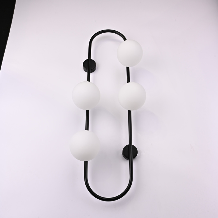 Настенное бра HOOP WALL H77 Black ImperiumLoft