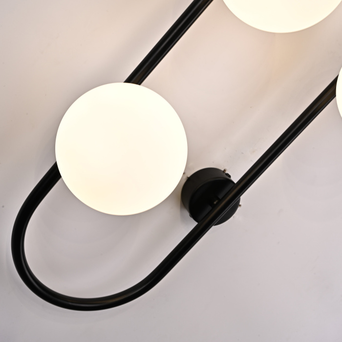 Настенное бра HOOP WALL H77 Black ImperiumLoft