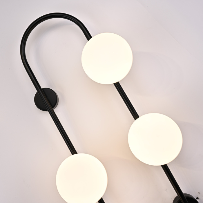 Настенное бра HOOP WALL H77 Black ImperiumLoft