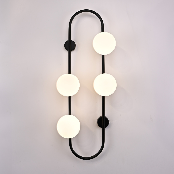 Настенное бра HOOP WALL H77 Black ImperiumLoft