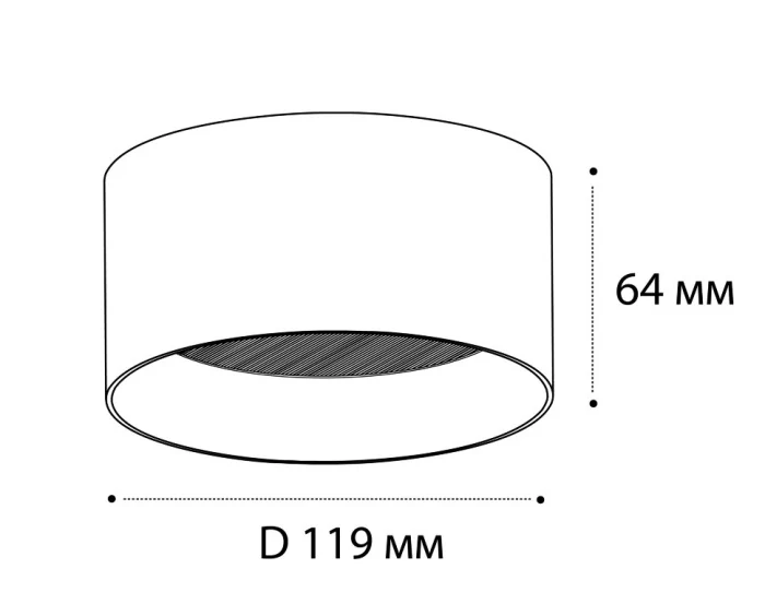 Накладной светильник Italline IT02-004 black 3000K